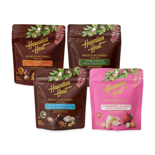 パラダイスコレクションお試し4種セット(ハニー/ココナッツ/コナコーヒー/ストロベリー)