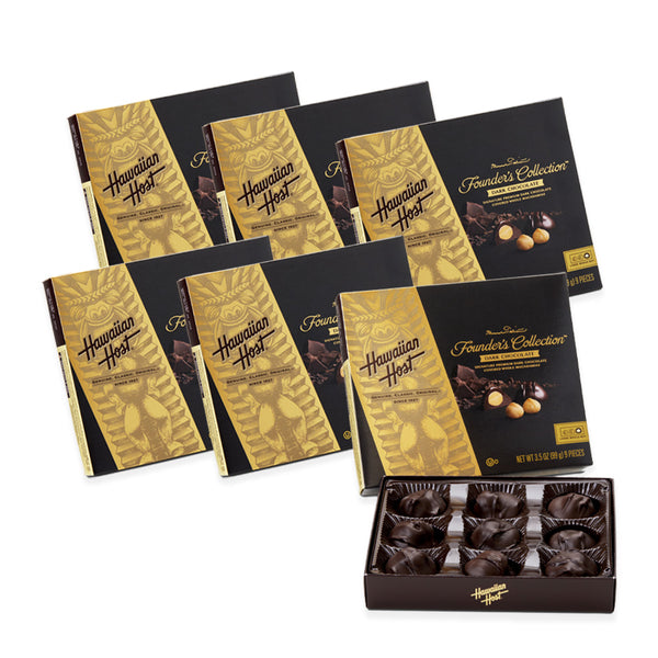 ダークチョコレート スクエア(9粒)6箱セット