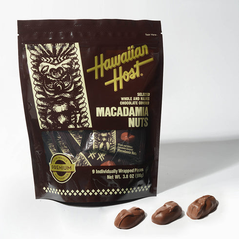 マカダミアナッツチョコレート TIKIスタンドアップバッグ(9粒) 5袋セット