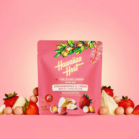 パラダイス ストロベリー&クリーム マカダミアナッツチョコレート(113g) 3袋セット