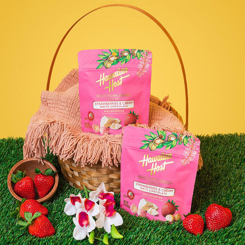 パラダイス ストロベリー&クリーム マカダミアナッツチョコレート(113g) 3袋セット