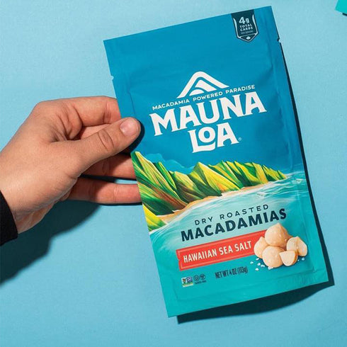 マウナロア シーソルト マカダミアナッツ スタンドバッグ4袋セット
