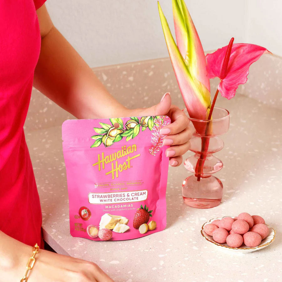 パラダイス ストロベリー&クリーム マカダミアナッツチョコレート(113g