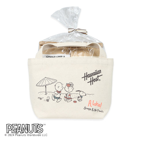 スヌーピーと仲間たちトートバッグセット マカデミアナッツ&チョコチップクッキー