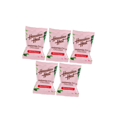 ハワイアンホースト マカダミア ストロベリークランチ(5粒)