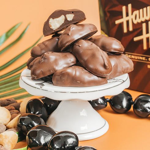 マカダミアナッツチョコレート ハートギフト ピンク