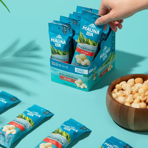 【得セット】マウナロア シーソルト マカダミアナッツ スナックサイズ24袋セット