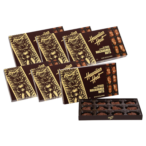 マカダミアナッツチョコレートTIKI 6oz(12粒)6箱セット