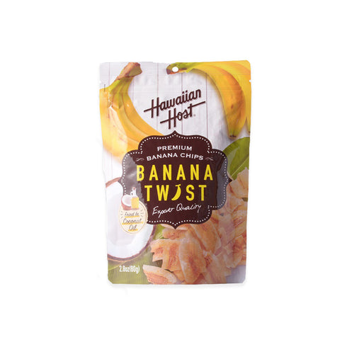 【セール商品】ハワイアンホースト バナナツイスト 80g 4袋セット