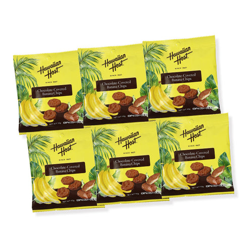 ハワイアンホースト チョコバナナチップス(50g)6袋セット