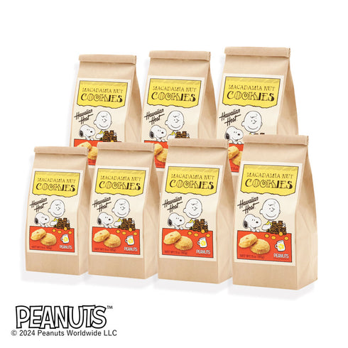 スヌーピー&チャーリーブラウン マカダミアナッツクッキーBAG(85g) 7袋セット