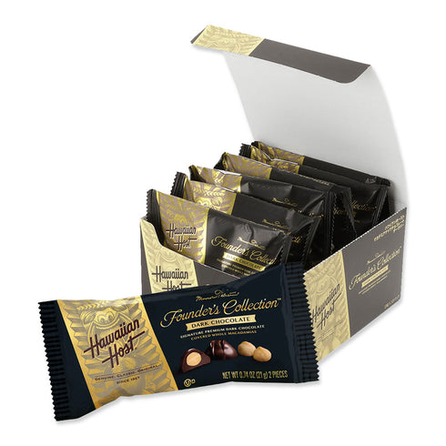 マカダミアナッツチョコレート ダークバー(2粒) 10袋セット