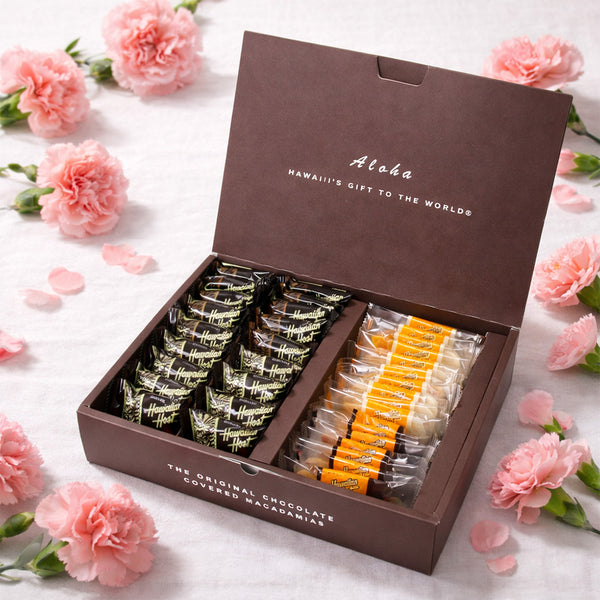 【オンライン限定】母の日 ハワイアンホースト アソートギフトボックス(4種38個)<ショッピングバッグ付き>