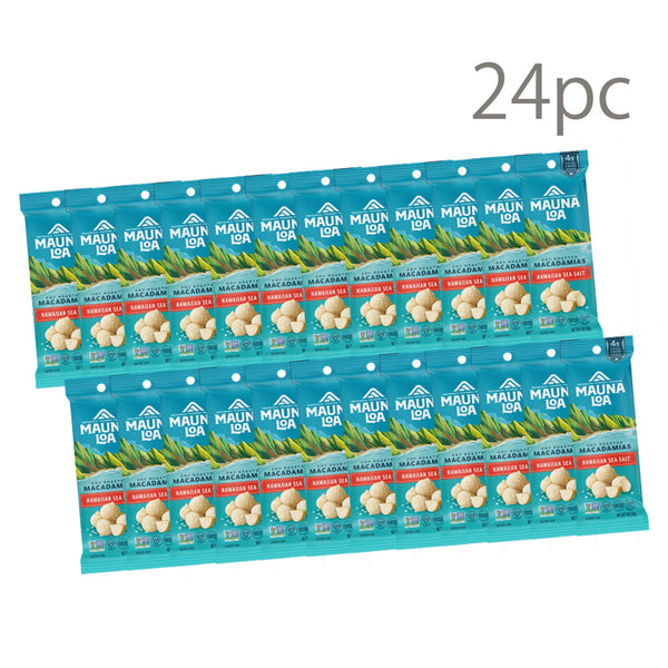 【得セット】マウナロア シーソルト マカダミアナッツ スナックサイズ24袋セット
