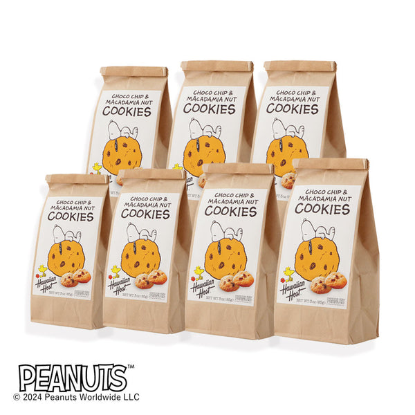 スヌーピー チョコチップマカダミアナッツクッキー7袋セット
