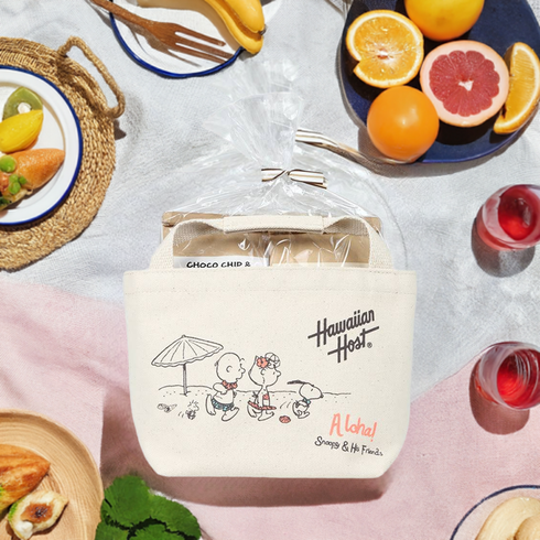 スヌーピーと仲間たちトートバッグセット マカデミアナッツ&チョコチップクッキー