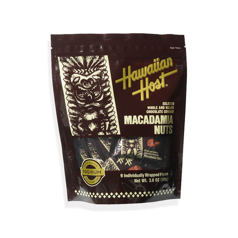 マカダミアナッツチョコレート TIKIスタンドアップバッグ(9粒) 5袋セット