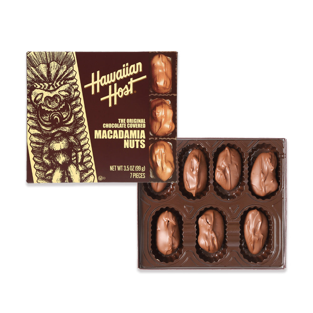 Hawaiian Host 12箱 ハワイアンホースト チョコレート ハワイアンホースト マカダミアナッツチョコTIKI 12粒入 1箱 | JTB