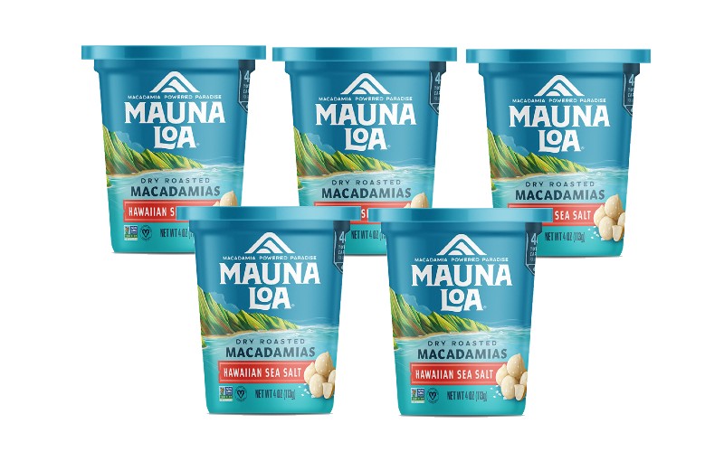 【NEW】マウナロア ハワイアンシーソルトマカデミアナッツカップ5個セット
