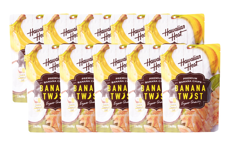 【セール商品】バナナツイスト(80g)　10袋セット